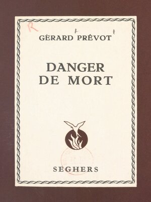 cover image of Danger de mort